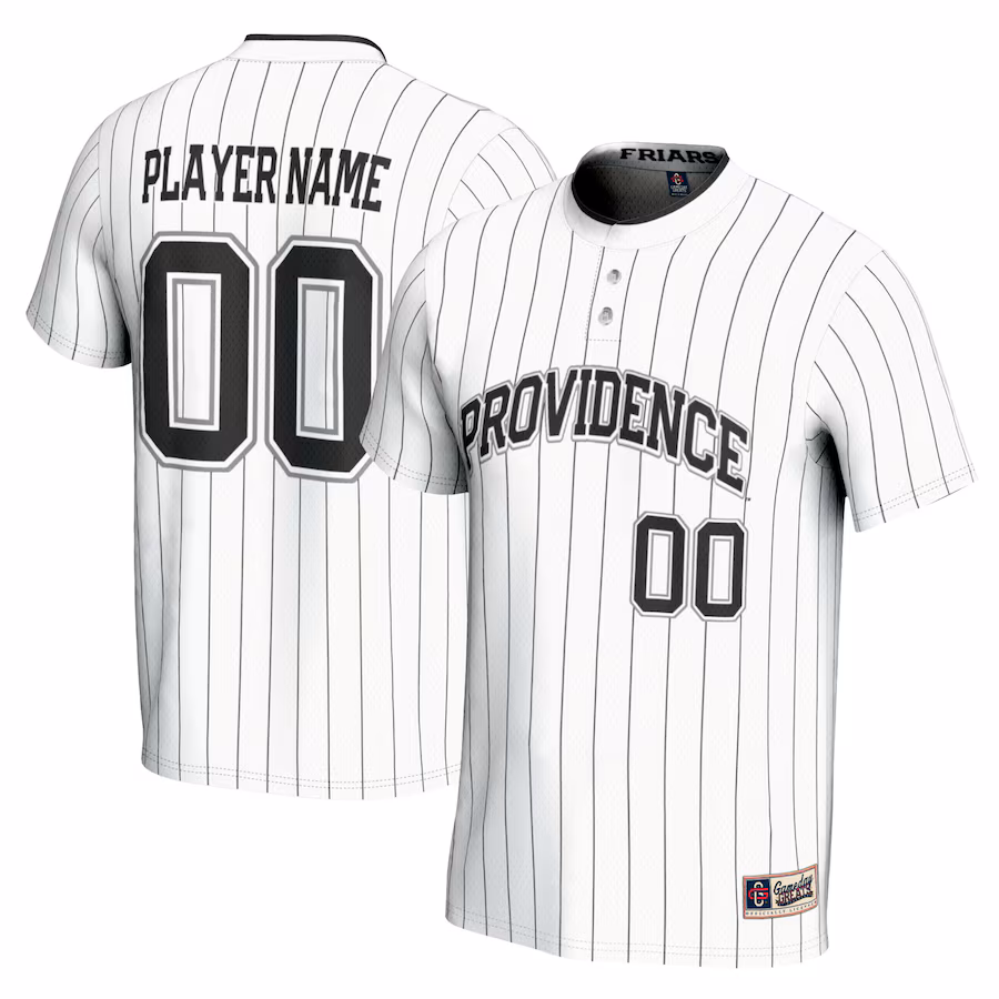 Providence Friars GameDay Greats Youth NIL Pick-A-Player Softball Lightweight Jersey - White - Puhuasuan