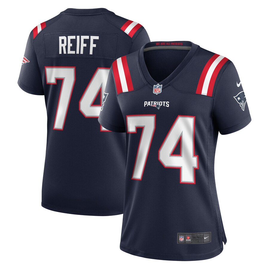 Women's New England Patriots Riley Reiff Nike Navy Game Jersey - Puhuasuan