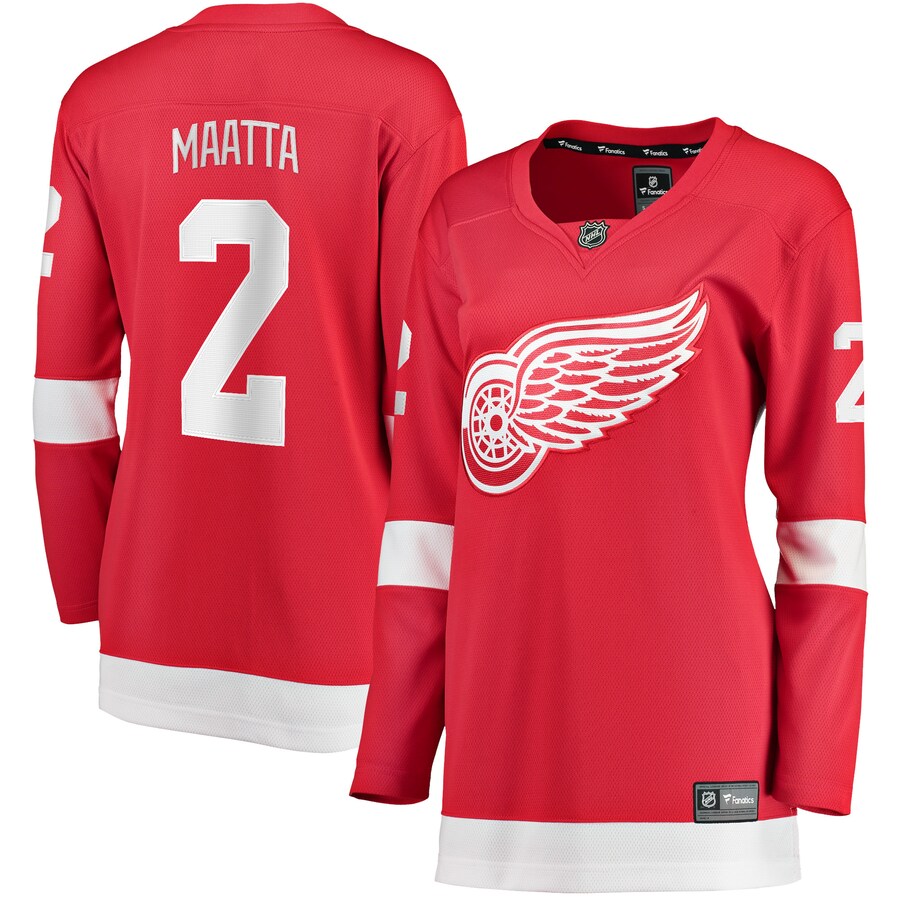 Women's Detroit Red Wings Olli Maatta Fanatics Branded Red Home Breakaway Player Jersey - Puhuasuan