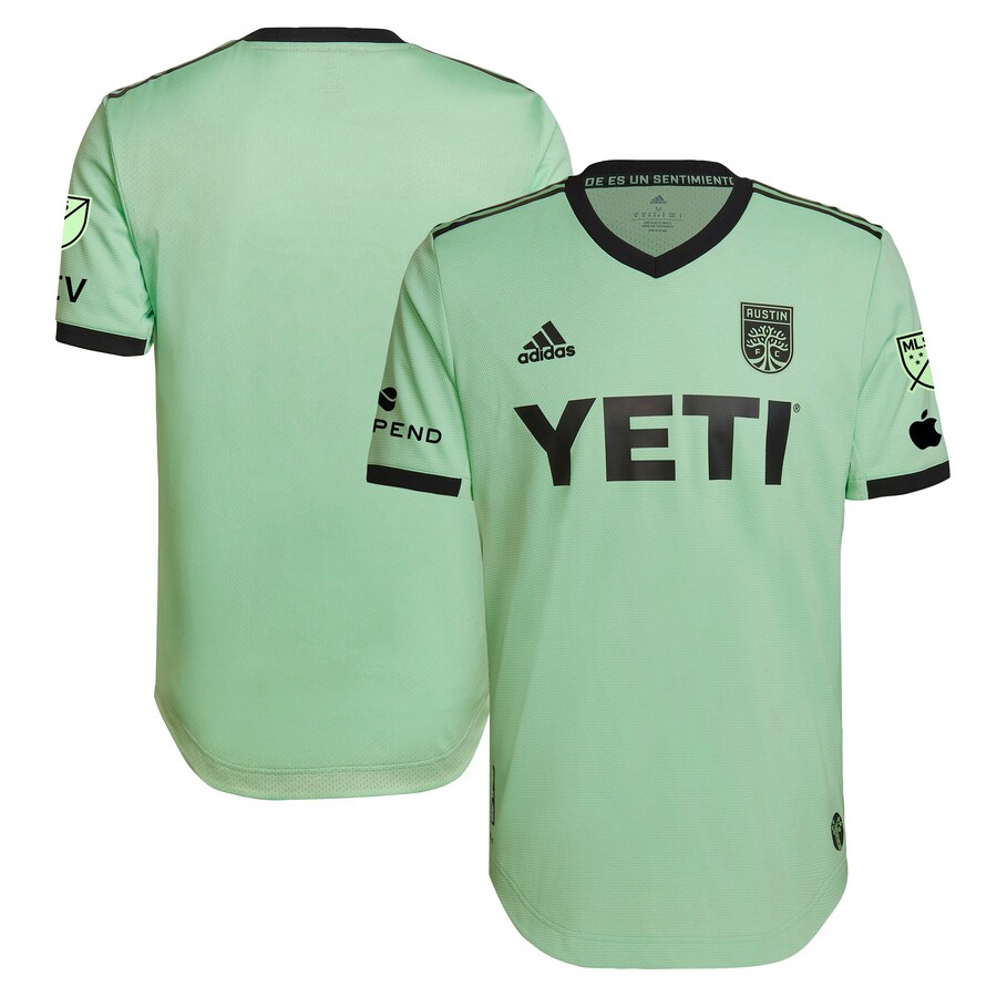 Men's Austin FC  adidas Mint 2023 The Sentimiento Kit Authentic Jersey - Puhuasuan