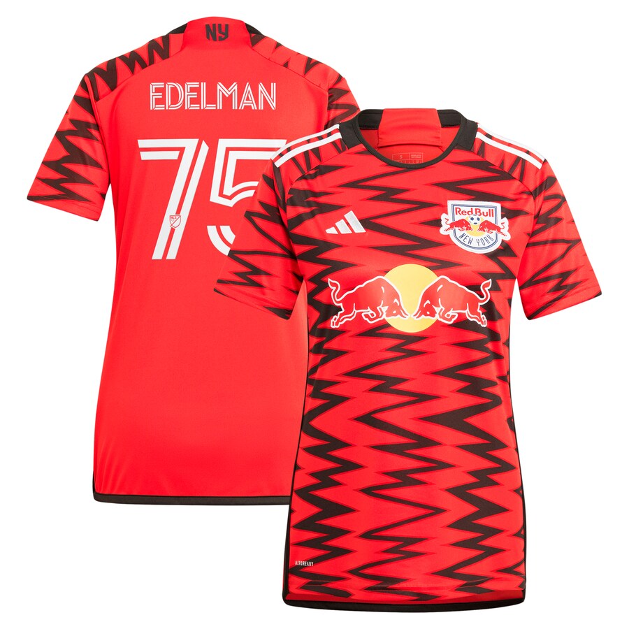 Women's New York Red Bulls Daniel Edelman adidas Red 2024 Legacy Replica Player Jersey - Puhuasuan