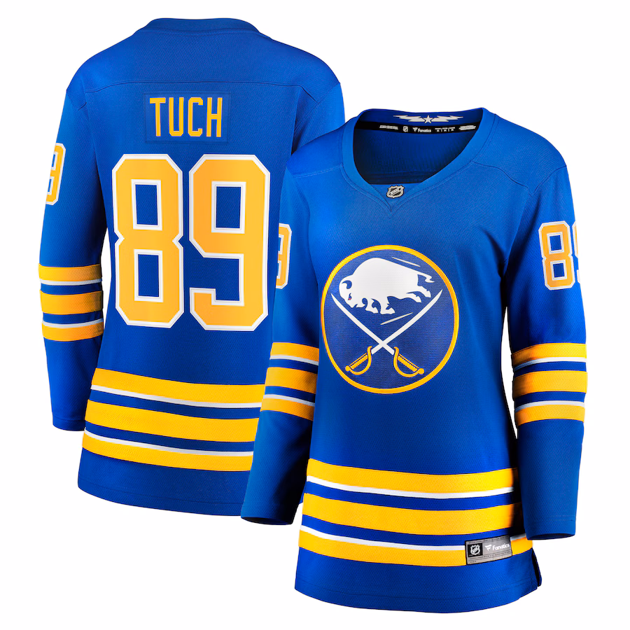 Women's Buffalo Sabres Alex Tuch Fanatics Royal Home Breakaway Player Jersey - Puhuasuan