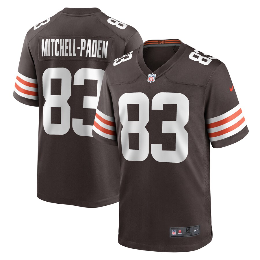 Men's Cleveland Browns Zaire Mitchell-Paden Nike  Brown Team Game Jersey - Puhuasuan