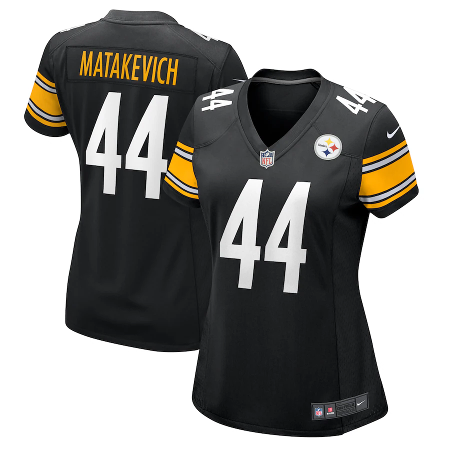 Women's Pittsburgh Steelers Tyler Matakevich Nike Black Game Jersey - Puhuasuan