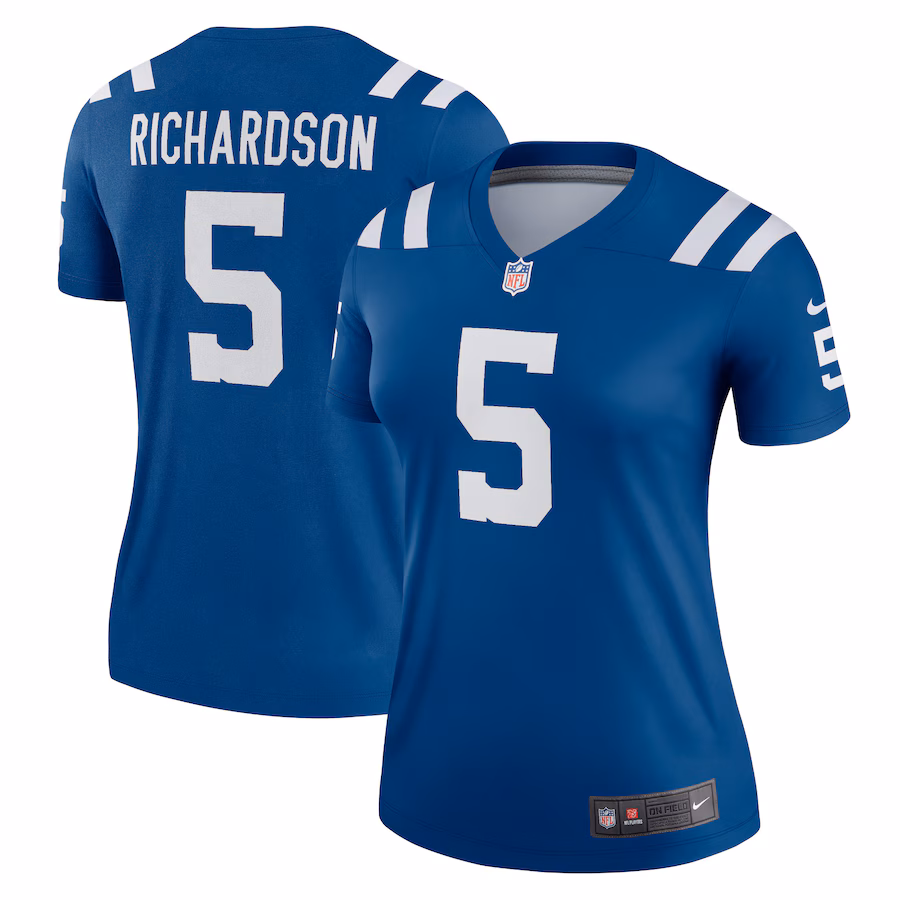 Women's Indianapolis Colts Anthony Richardson Nike Royal Legend Player Performance Top - Puhuasuan