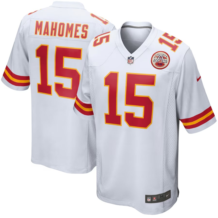 Youth Kansas City Chiefs Patrick Mahomes Nike White Game Jersey - Puhuasuan