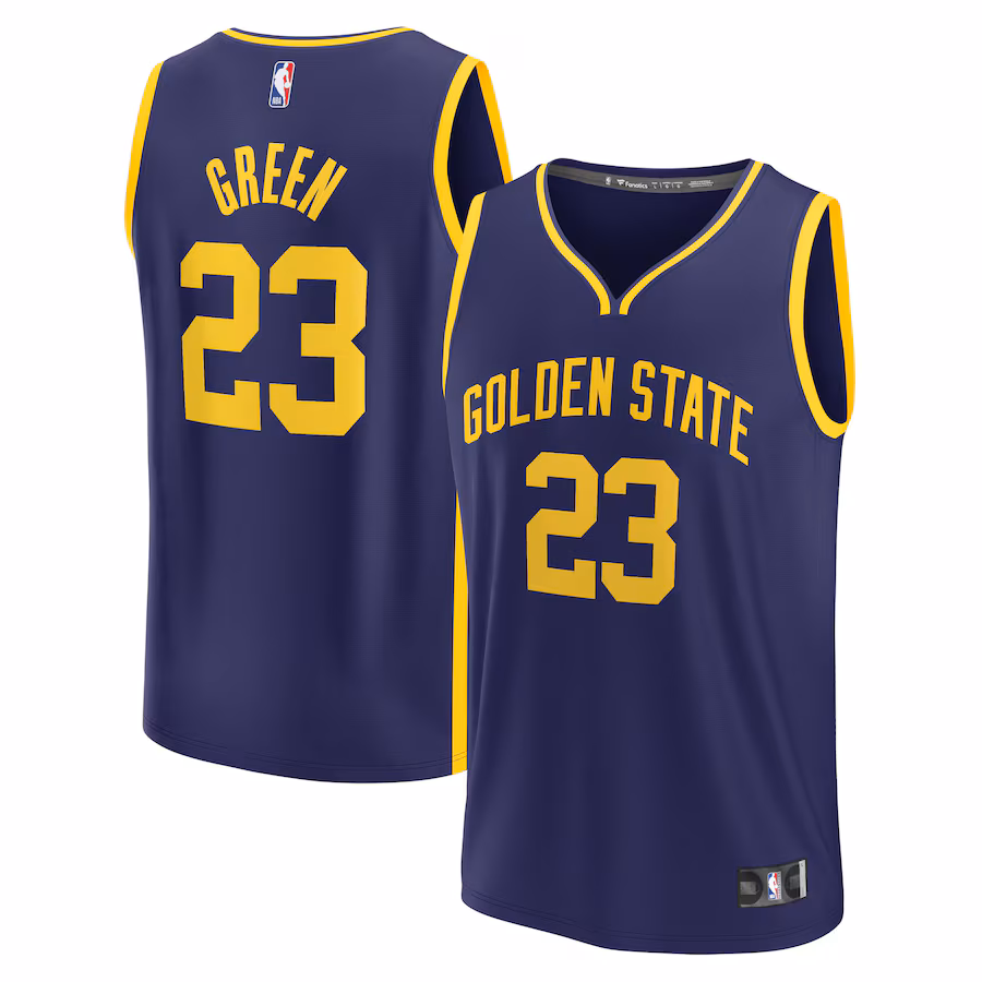 Youth Golden State Warriors Draymond Green Fanatics Navy Fast Break Player Jersey - Statement Edition - Puhuasuan
