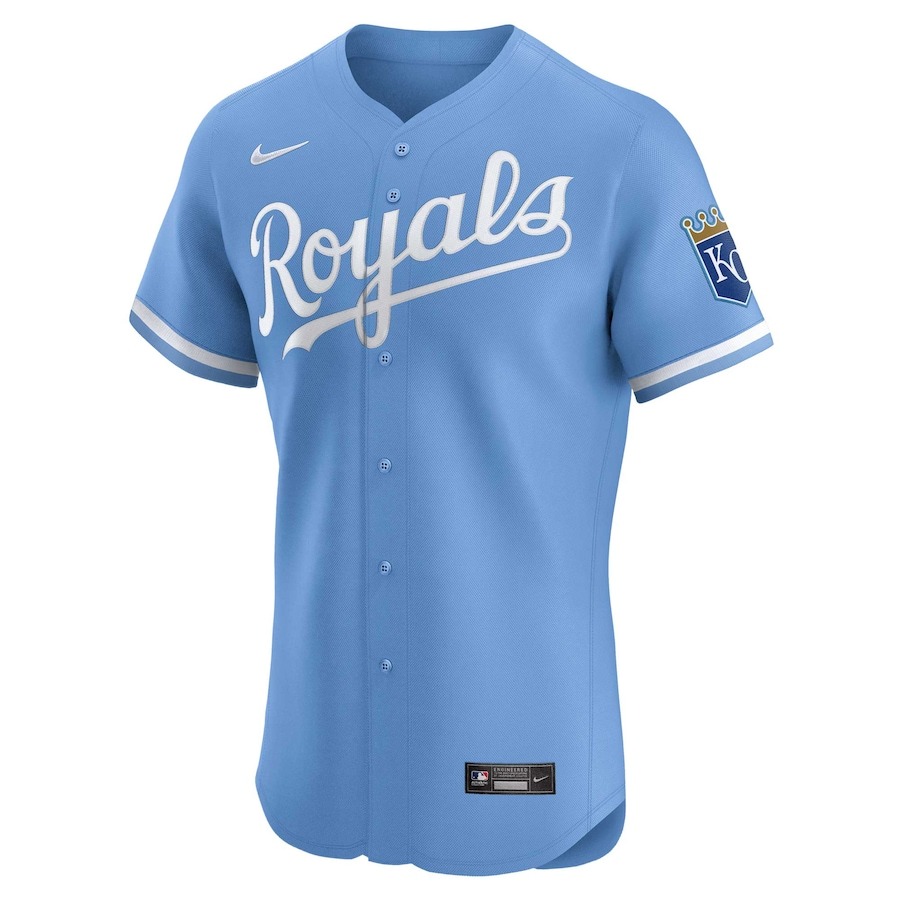 Men's Kansas City Royals  Nike Light Blue  Alternate Limited Custom Jersey - Puhuasuan