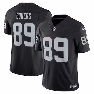Men's Las Vegas Raiders Brock Bowers Nike Black Team Vapor F.U.S.E. Limited Jersey - Puhuasuan