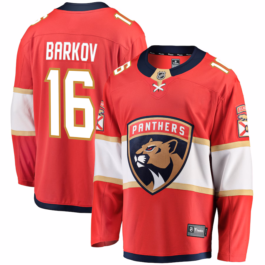 Men's Florida Panthers Aleksander Barkov Fanatics Red Breakaway Jersey - Puhuasuan