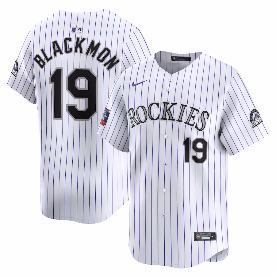 Men's Colorado Rockies Charlie Blackmon Nike White 2024 MLB World Tour Mexico City Series Home Limited Player Jersey - Puhuasuan