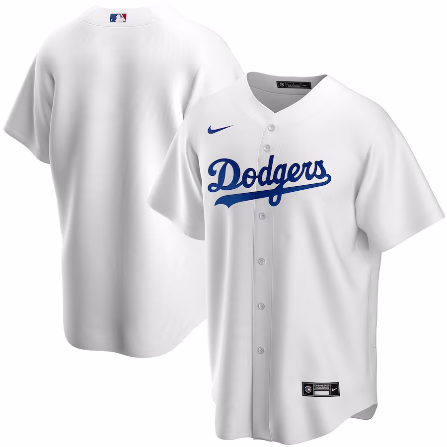 Youth Los Angeles Dodgers Nike White Home Replica Team Jersey - Puhuasuan