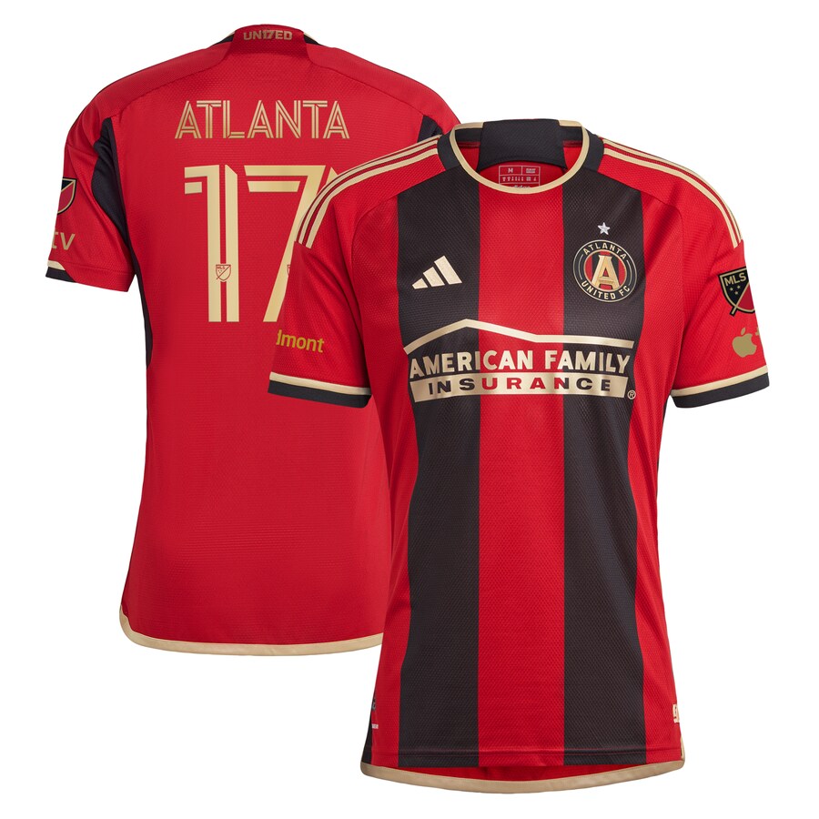 Men's Atlanta United FC adidas Black 2023 The 17s' Kit Authentic Jersey - Puhuasuan