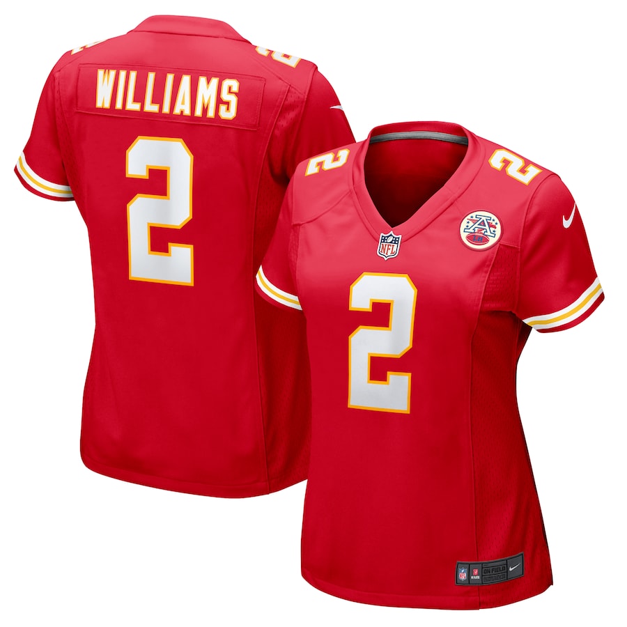 Women's Kansas City Chiefs Joshua Williams Nike Red Game Jersey - Puhuasuan
