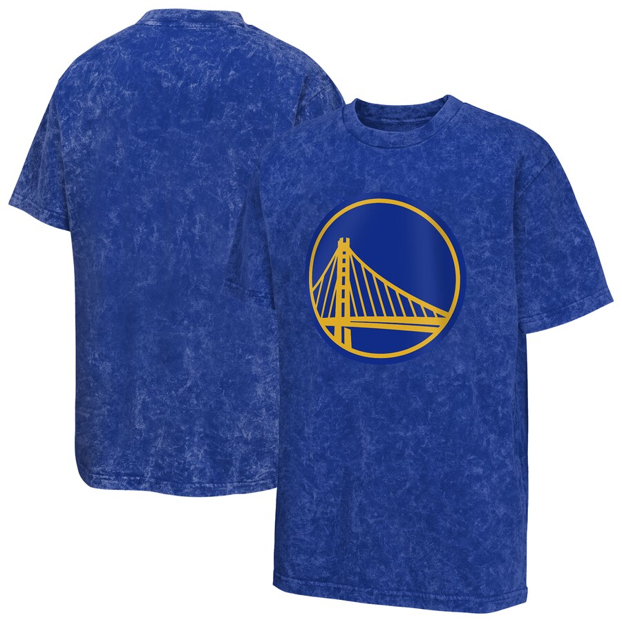 Youth Golden State Warriors  Royal Rugged Defense T-Shirt - Puhuasuan