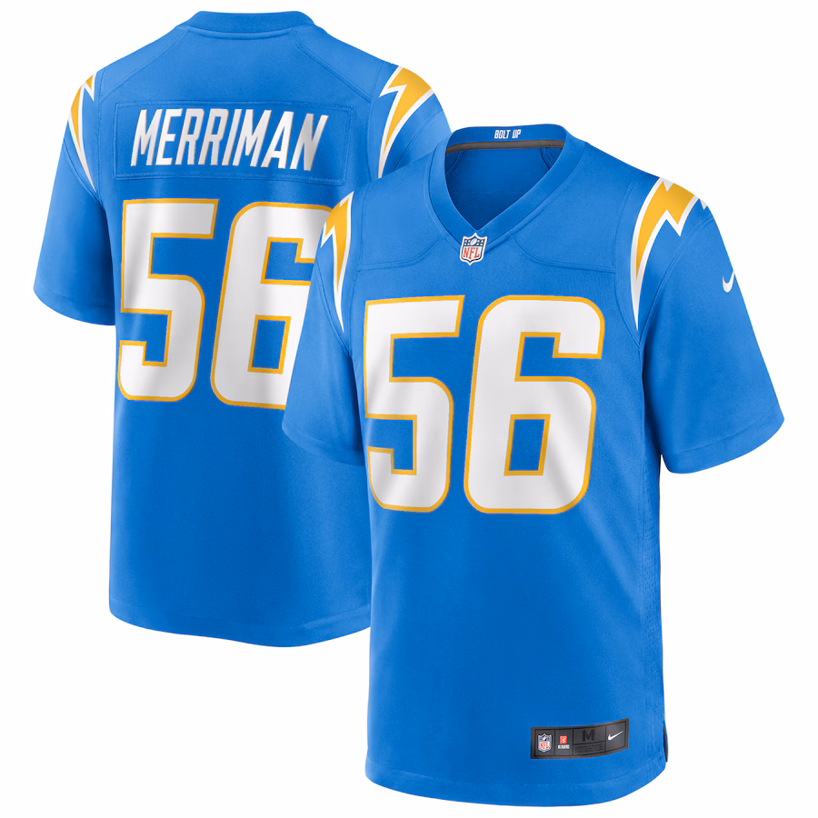 Men's Los Angeles Chargers Shawne Merriman Nike Powder Blue Game Retired Player Jersey - Puhuasuan