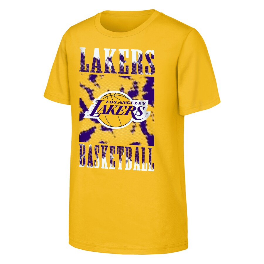 Youth Los Angeles Lakers  Gold Garage Hero T-Shirt - Puhuasuan