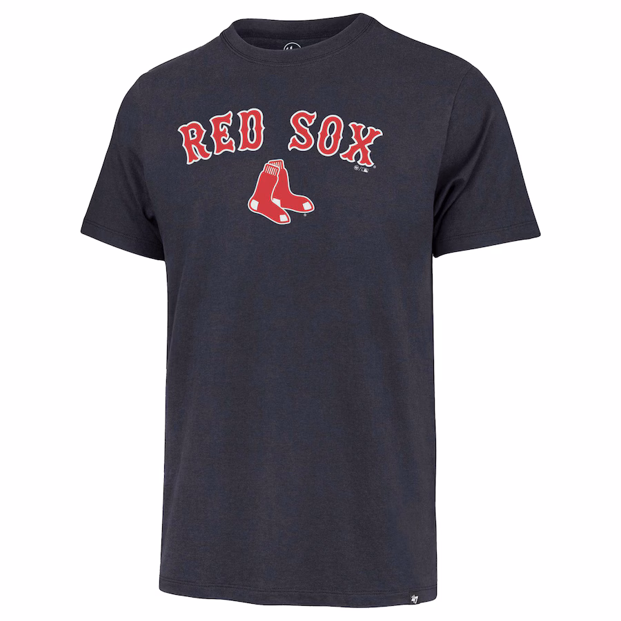 Men's Boston Red Sox '47 Navy Tackle T-Shirt - Puhuasuan