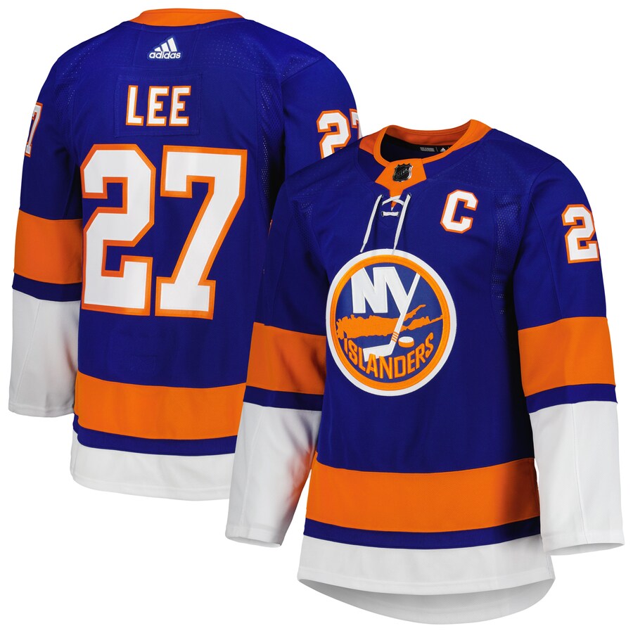 Men's New York Islanders Anders Lee adidas Royal Home Primegreen Authentic Pro Player Jersey - Puhuasuan