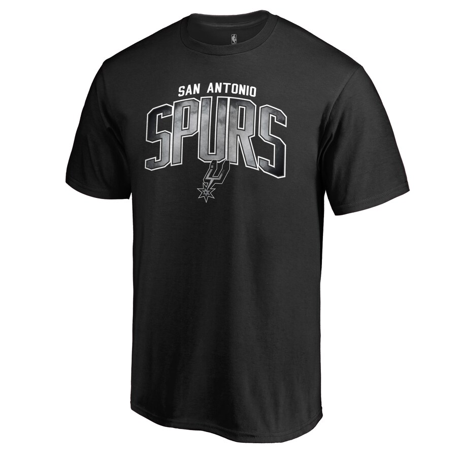 Men's San Antonio Spurs Black Arch Smoke T-Shirt - Puhuasuan