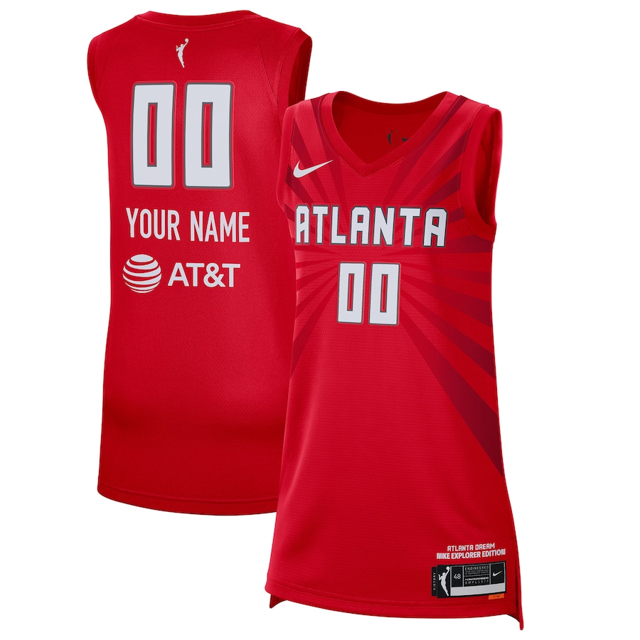Unisex Atlanta Dream Nike Red 2021 Explorer Edition Victory Custom Jersey - Puhuasuan