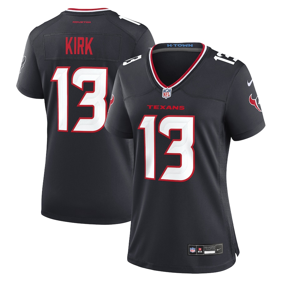 Women's Houston Texans Christian Kirk Nike Navy Team Game Jersey - Puhuasuan