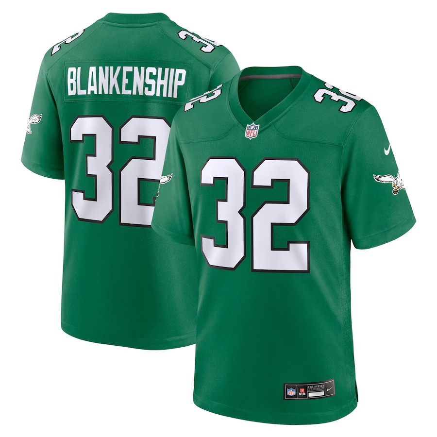 Men's Philadelphia Eagles Reed Blankenship Nike  Kelly Green Alternate Game Jersey - Puhuasuan