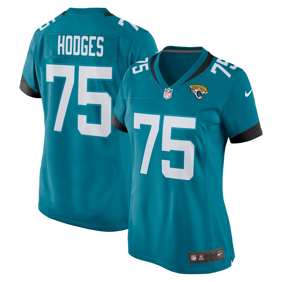 Women's Jacksonville Jaguars Cooper Hodges Nike  Teal  Game Jersey - Puhuasuan