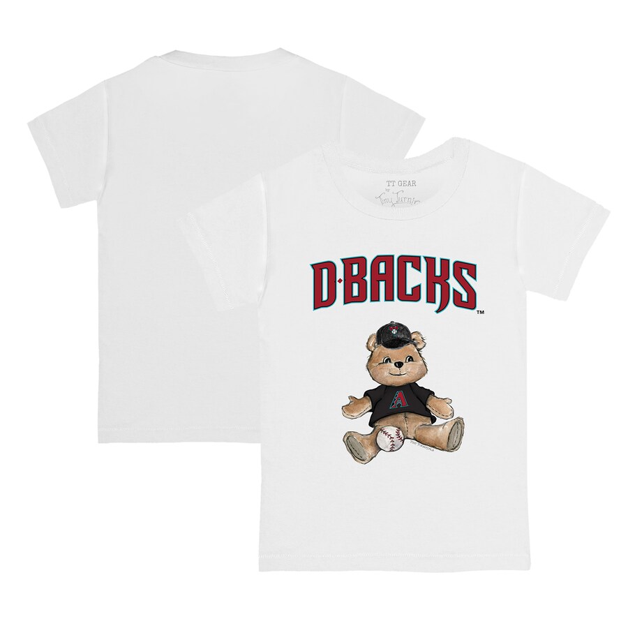 Youth Arizona Diamondbacks Tiny Turnip White Teddy Boy T-Shirt - Puhuasuan