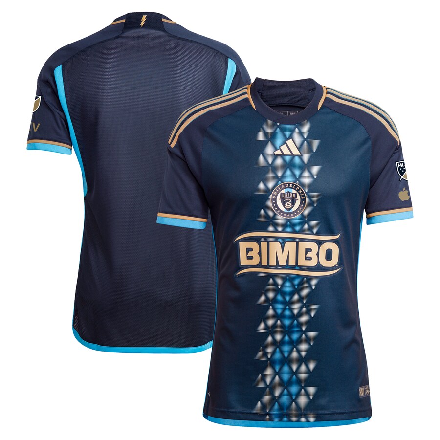 Men's Philadelphia Union  adidas Navy 2024 The XV Kit Authentic Jersey - Puhuasuan
