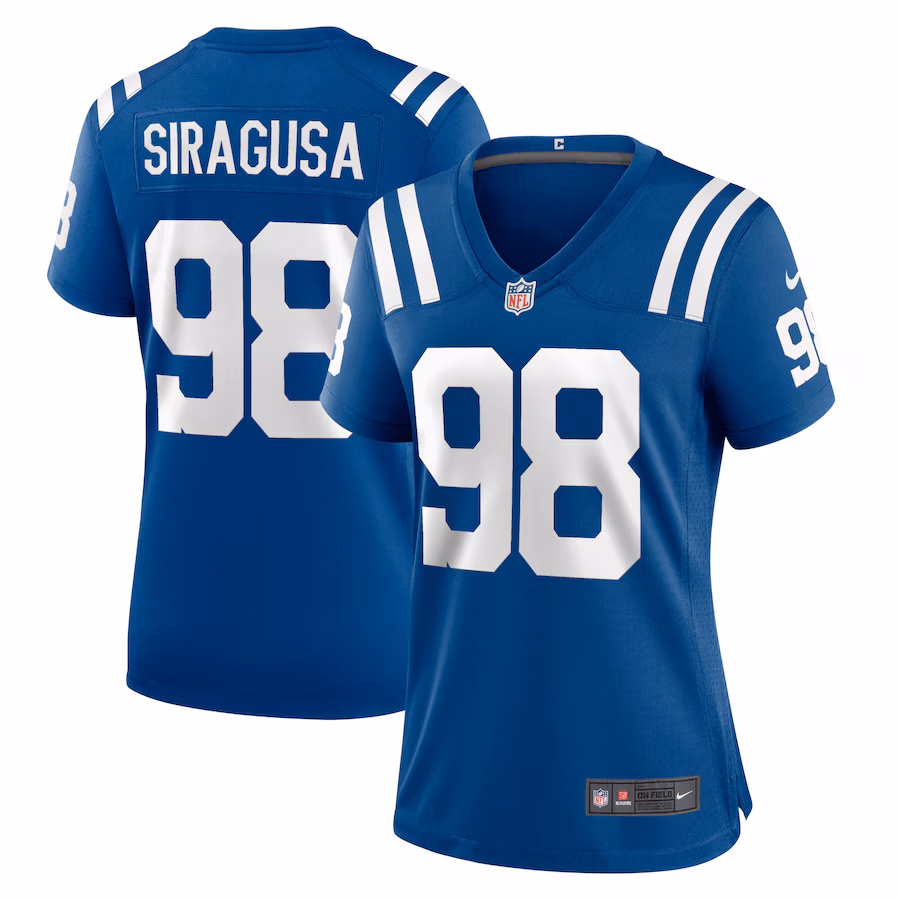 Women's Indianapolis Colts Tony Siragusa Nike Royal Game Retired Player Jersey - Puhuasuan