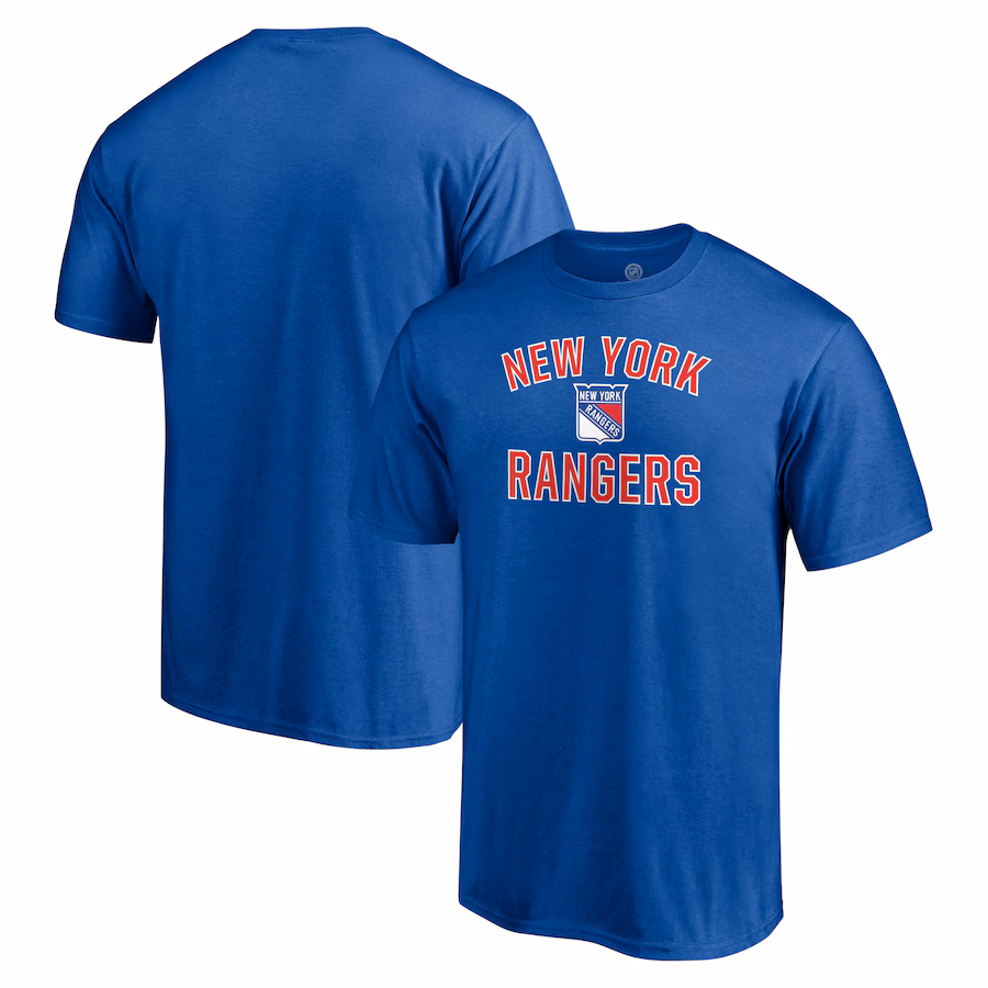 Men's New York Rangers Royal Victory Arch T-Shirt - Puhuasuan