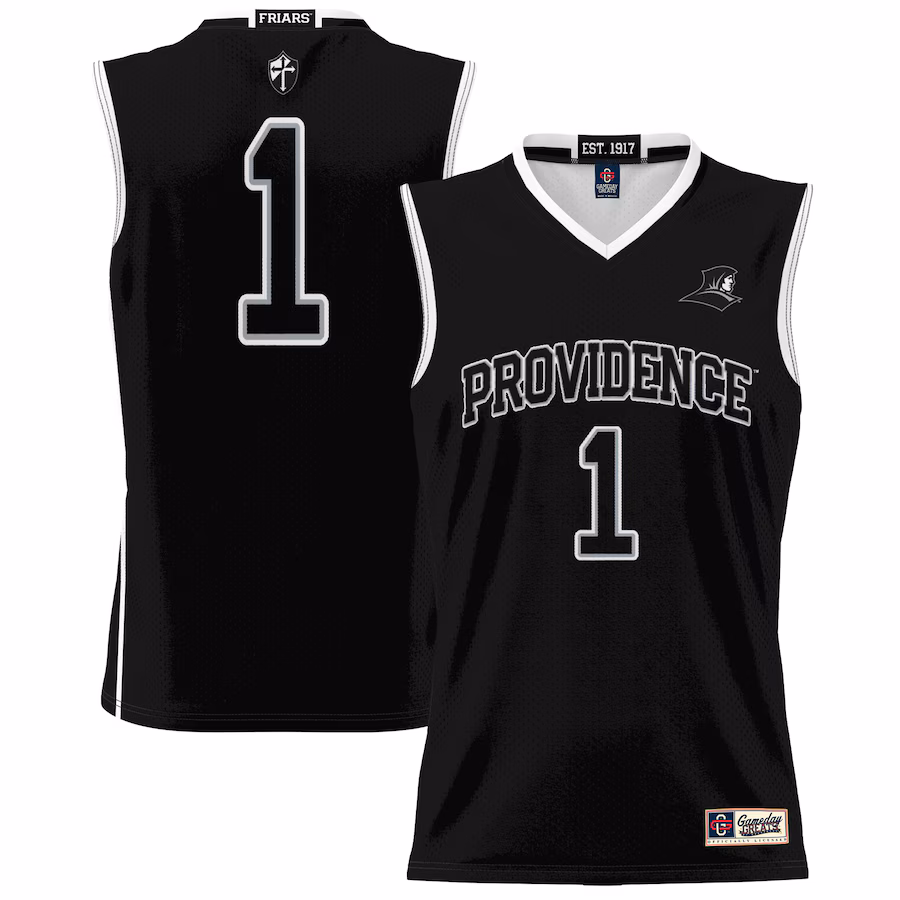 #1 Providence Friars GameDay Greats Youth Lightweight Basketball Jersey - Black - Puhuasuan