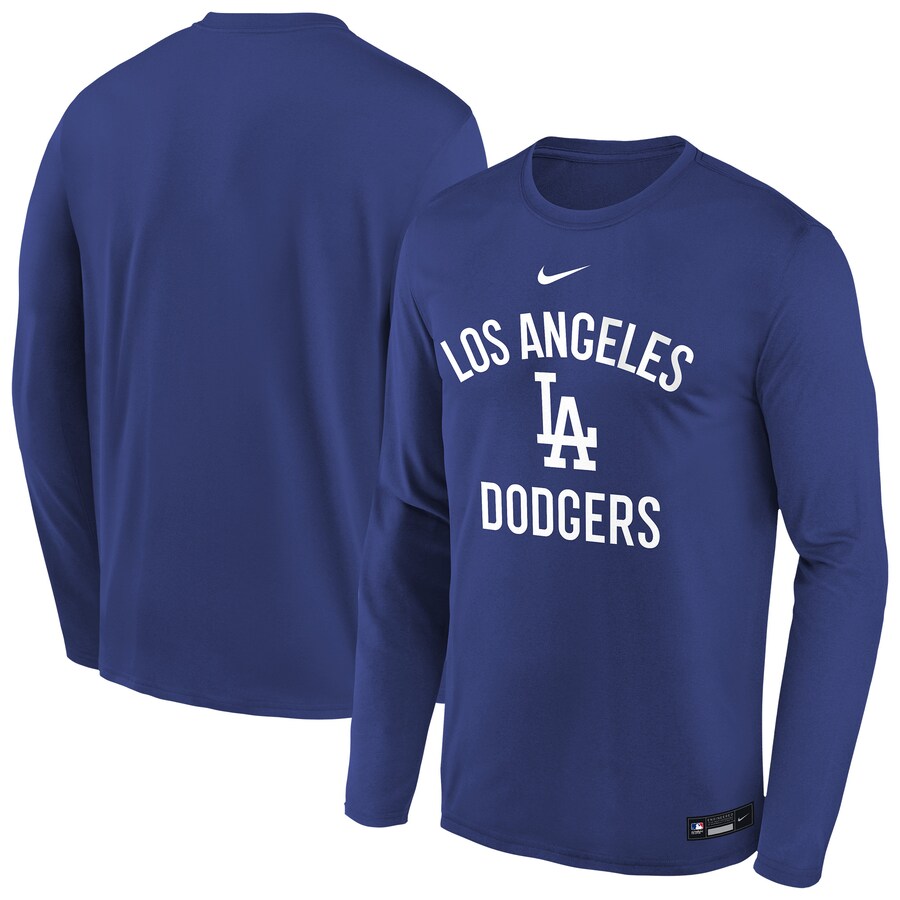 Youth Los Angeles Dodgers Nike Royal Authentic Collection Legend Performance Long Sleeve T-Shirt - Puhuasuan