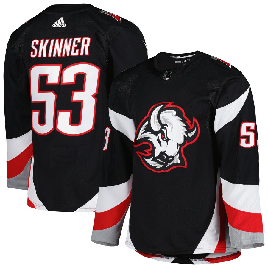Men's Buffalo Sabres Jeff Skinner adidas Black Alternate Primegreen Authentic Pro Player Jersey - Puhuasuan