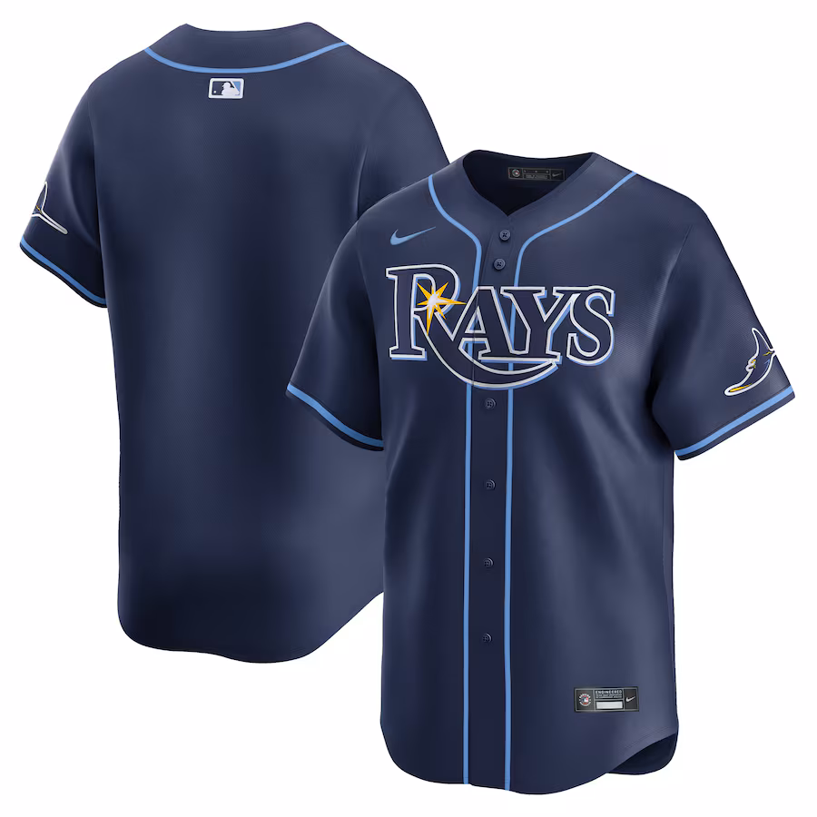 Men's Tampa Bay Rays  Nike Navy Away Limited Jersey - Puhuasuan