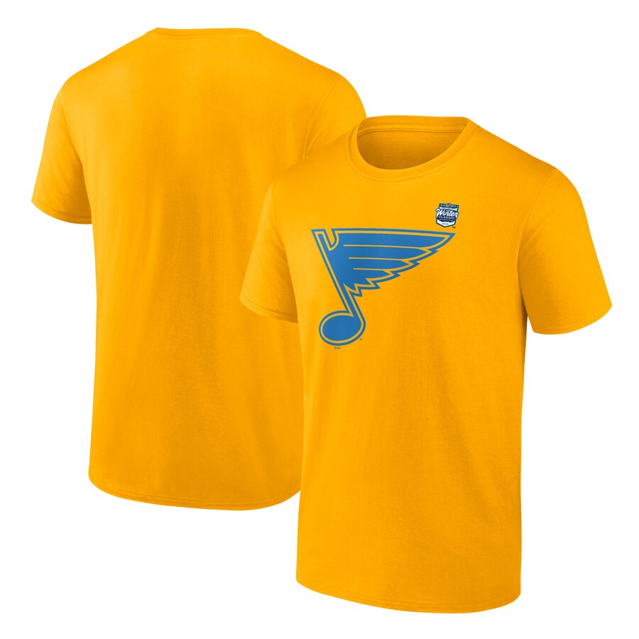 Men's St. Louis Blues Fanatics Gold Primary Logo T-Shirt - Puhuasuan