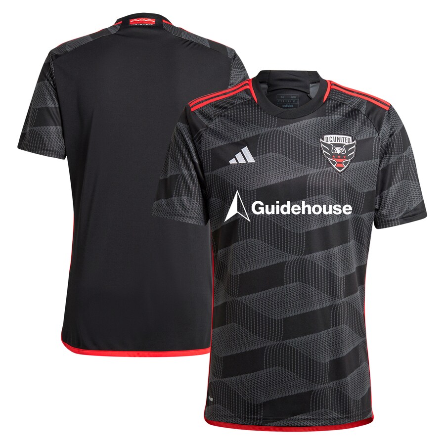 Men's D.C. United  adidas Black 2024 The Icon Kit Replica Jersey - Puhuasuan