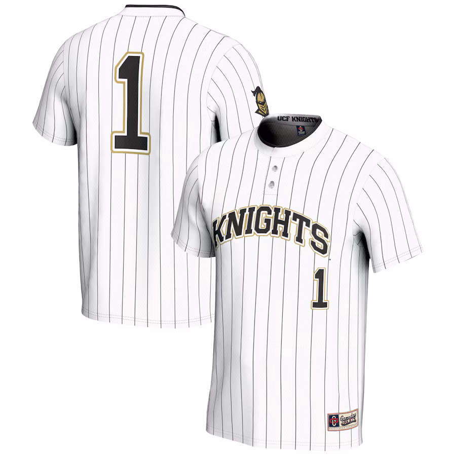 GameDay Greats #1 White UCF Knights Lightweight Softball Jersey - Puhuasuan