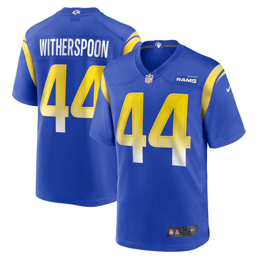 Men's Los Angeles Rams Ahkello Witherspoon Nike  Royal  Game Jersey - Puhuasuan