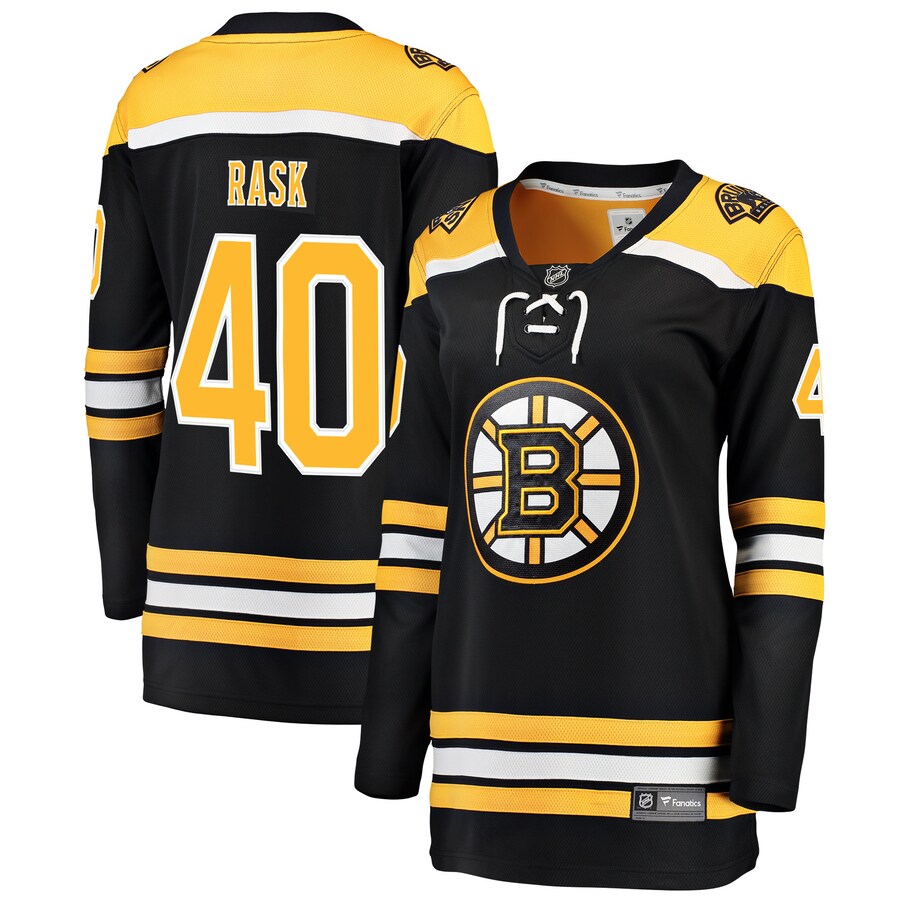 Women's Boston Bruins Tuukka Rask Fanatics Branded Black Home Breakaway Player Jersey - Puhuasuan