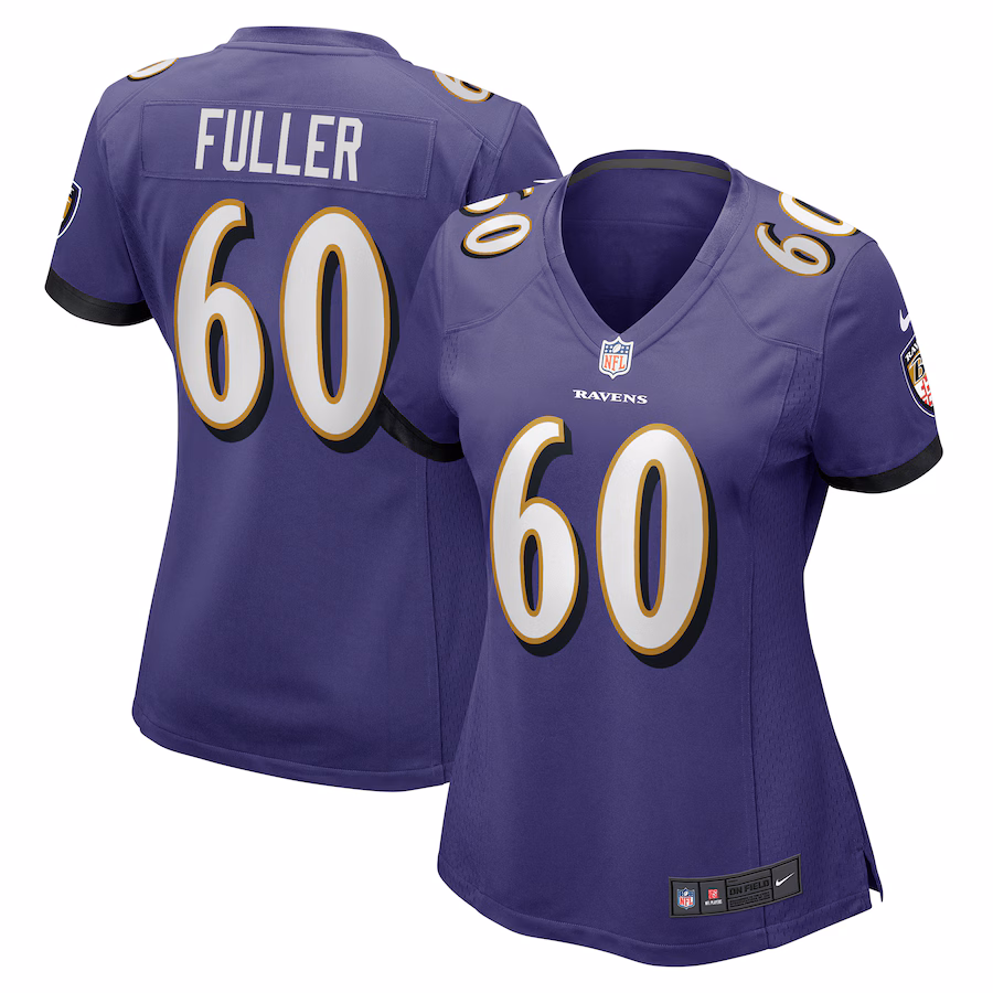 Women's Baltimore Ravens Kyle Fuller Nike  Purple  Game Jersey - Puhuasuan