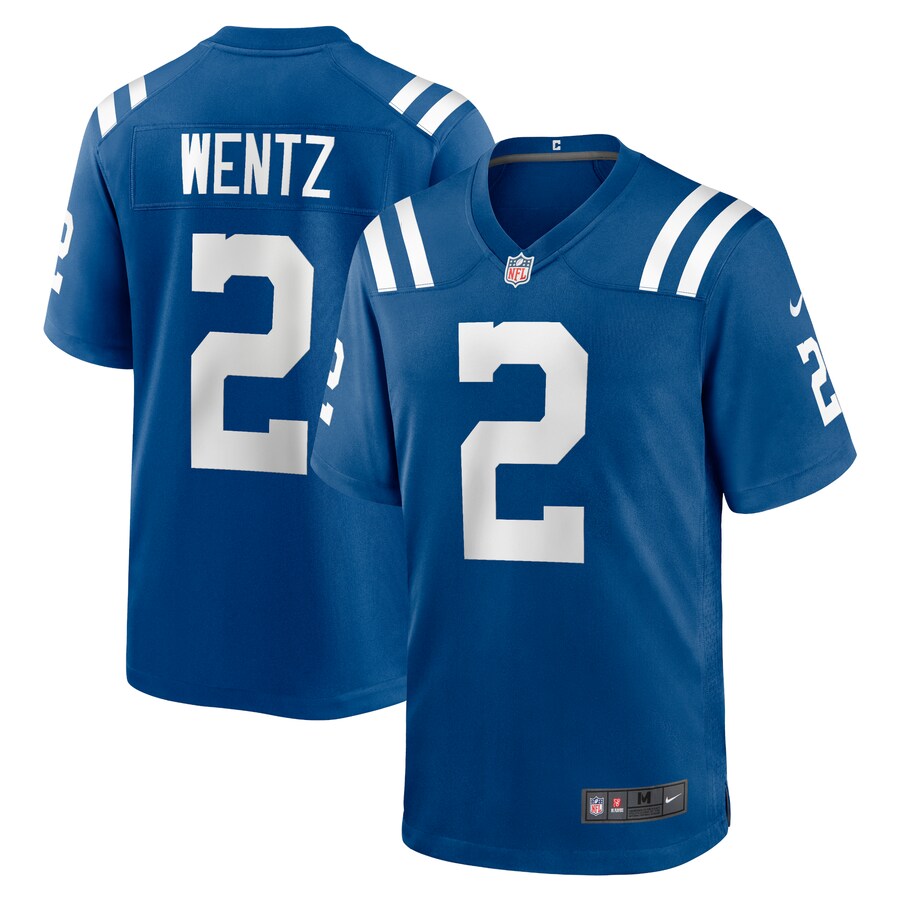 Youth Indianapolis Colts Carson Wentz Nike Royal Game Jersey - Puhuasuan