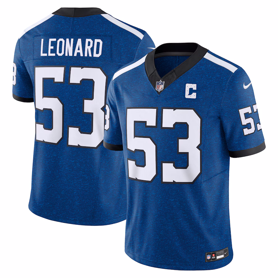 Men's Indianapolis Colts Shaquille Leonard Nike Blue Vapor F.U.S.E. Limited Jersey - Puhuasuan