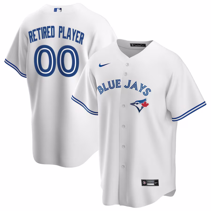 Men's Toronto Blue Jays Nike White Home Pick-A-Player Retired Roster Replica Jersey - Puhuasuan