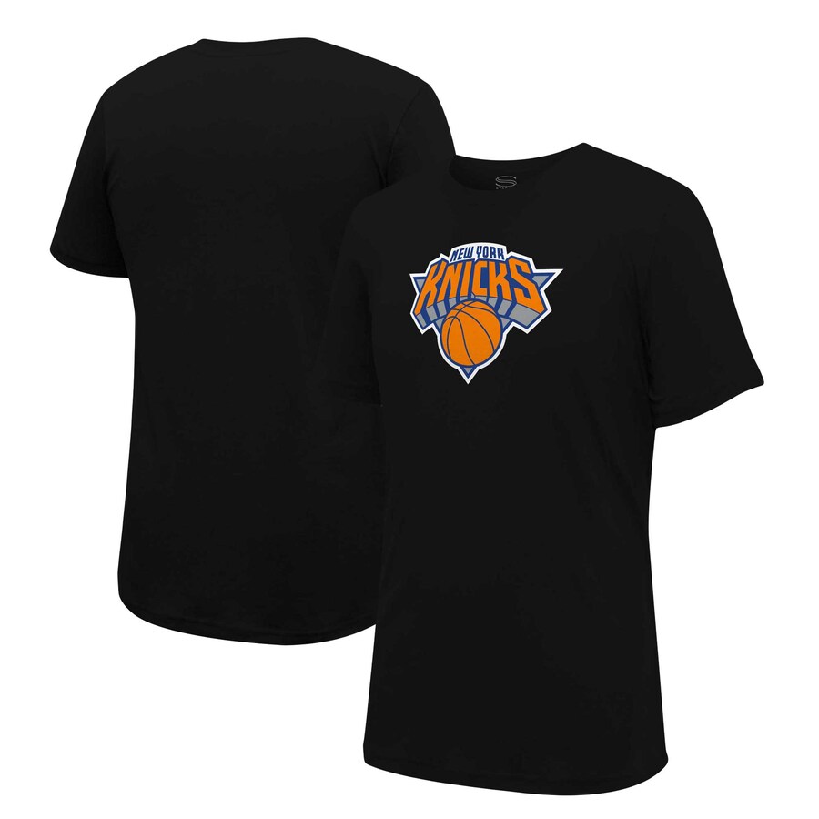 Unisex New York Knicks Stadium Essentials Black Primary Logo T-Shirt - Puhuasuan