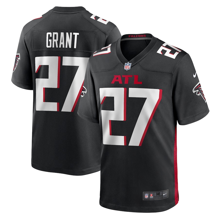 Men's Atlanta Falcons Richie Grant Nike Black Game Jersey - Puhuasuan