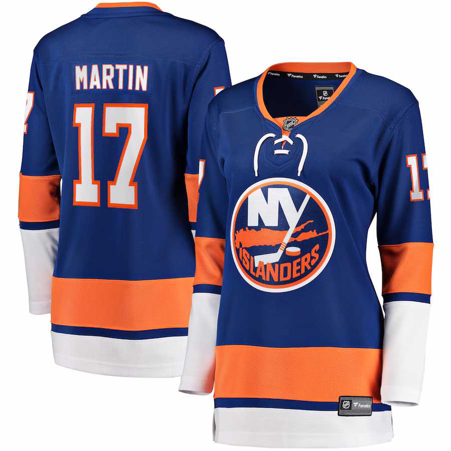 Women's New York Islanders Matt Martin Fanatics Royal Home Team Breakaway Player Jersey - Puhuasuan
