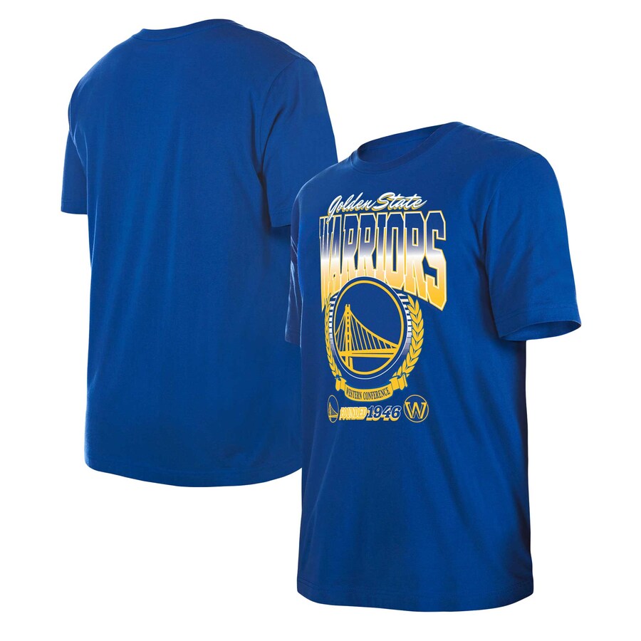 Unisex Golden State Warriors New Era Royal Summer Classics T-Shirt - Puhuasuan