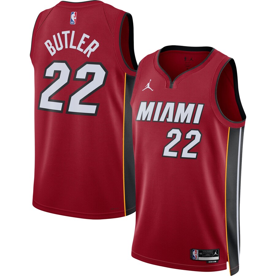 Unisex Miami Heat Jimmy Butler Jordan Brand Red Swingman Jersey - Statement Edition - Puhuasuan